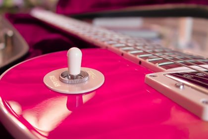 Gibson Les Paul Quilt top Pink Guitarwacky.com