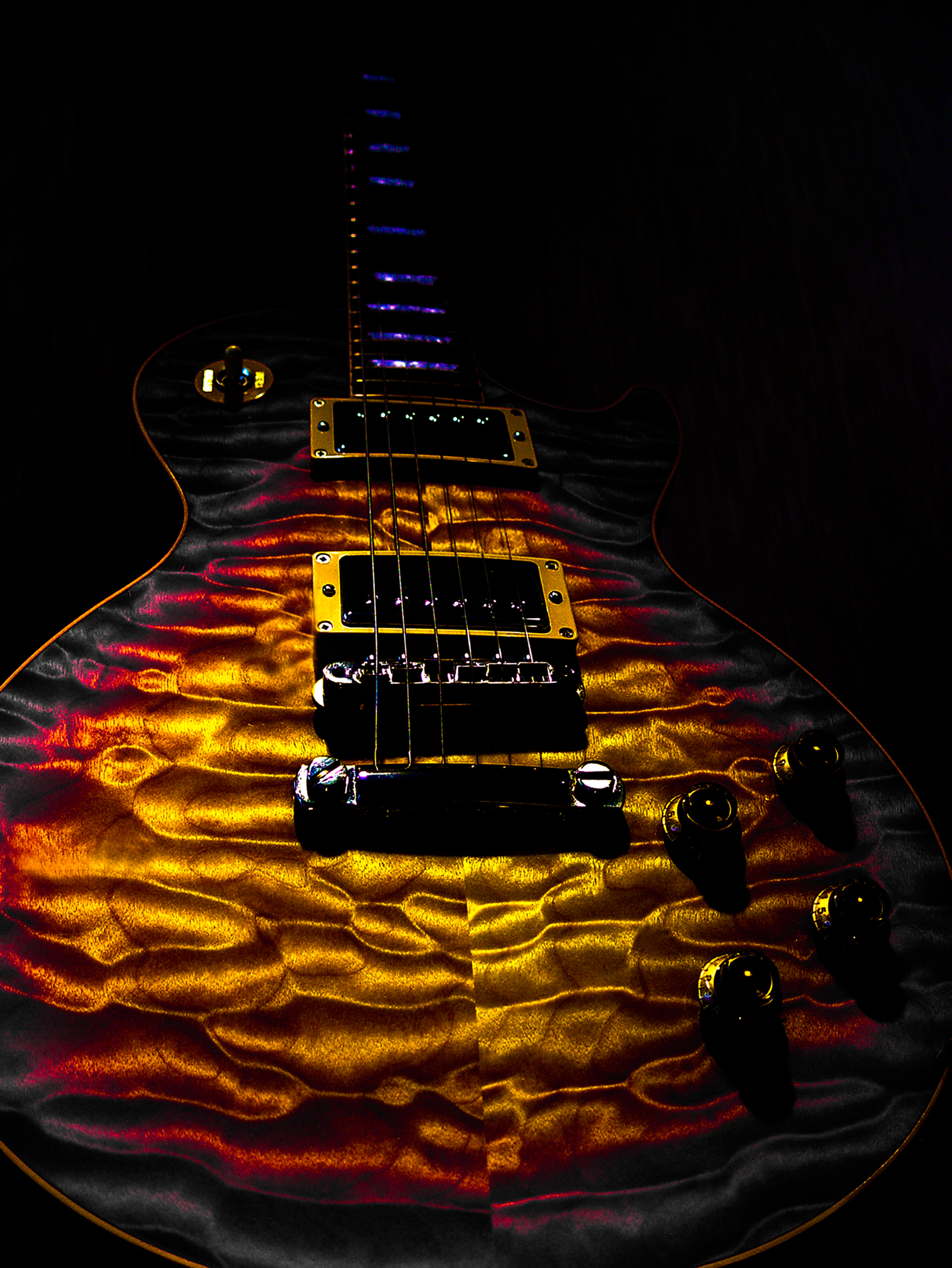 Gibson Les Paul Quilt top Guitar Guitarwacky.com