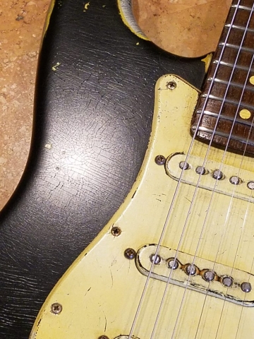 Finish Checking Fender Stratocaster Heavy Relic Guitarwacky.com