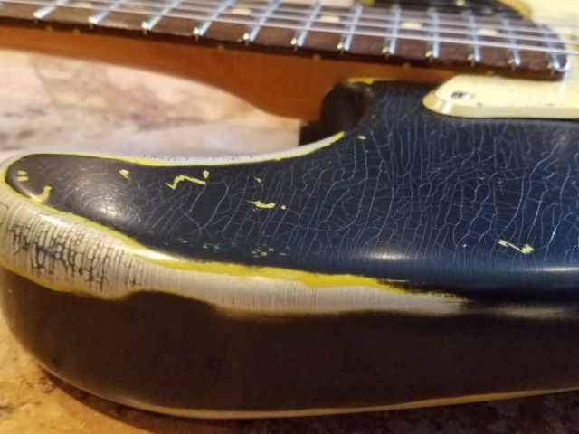 Finish Checking Fender Stratocaster Heavy Relic Guitarwacky.com