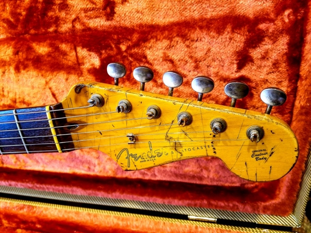 Fender Stratocaster Headstock Relic Guitarwacky.com