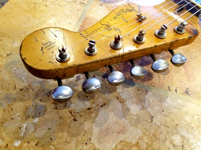 Fender Stratocaster Headstock Relic Guitarwacky.com