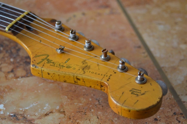 Fender Stratocaster Relic Headstock Pings Tuners Guitarwacky.com