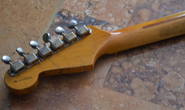 Fender Stratocaster Reliced Neck Headstock Guitarwacky.com