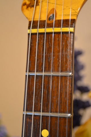 Fender Stratocaster Rosewood Neck Frets Guitarwacky.com