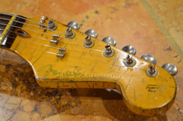 Fender Stratocaster Heavy Relic Vintage Tuners Headstock Guitarwacky.com