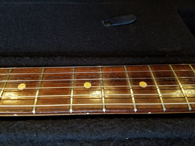 Fender Stratocaster Relic Rosewood Neck Frets Guitarwacky.com