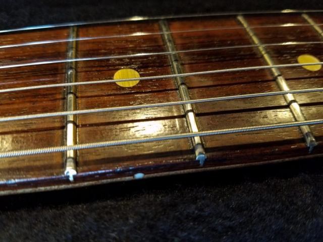 Fender Stratocaster Relic Rosewood Neck Frets Guitarwacky.com