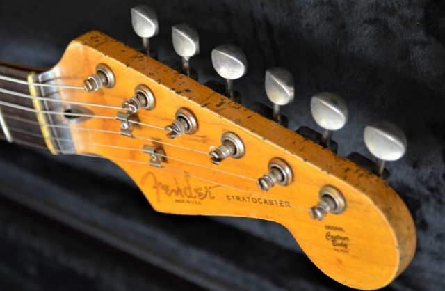 Fender Stratocaster Relic Neck Headstock Guitarwacky.com