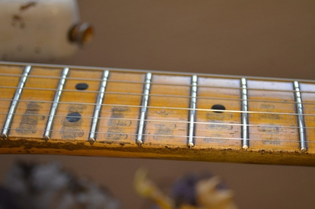 Custom Shop Fender Stratocaster Relic Aged Neck Frets Guitarwacky.com