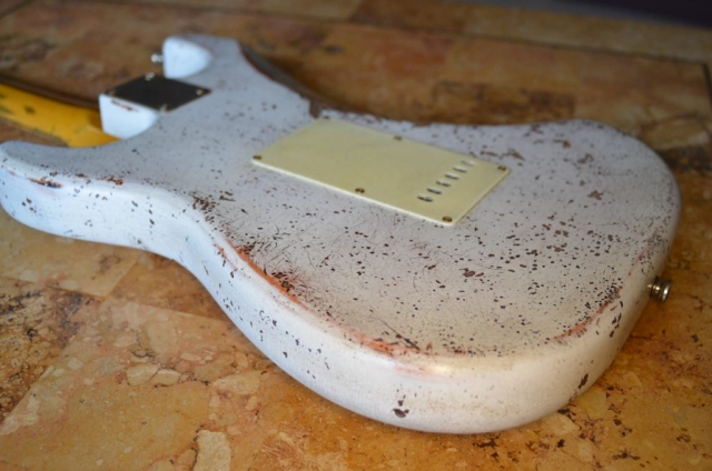 Custom Shop Fender Stratocaster Relic Aged Back Plate Guitarwacky.com