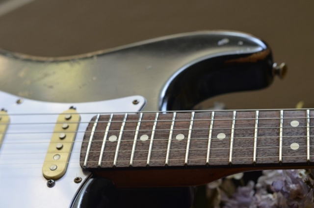 Black Fender Stratocaster