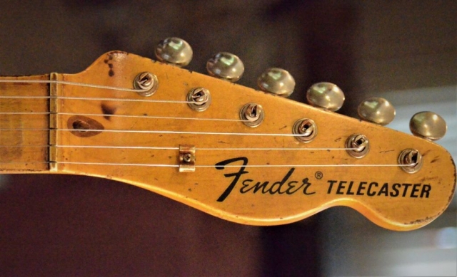 Fender Telecaster Relic Maple Neck Headstock Guitarwacky.com