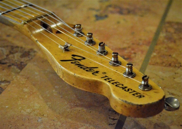 Fender Telecaster Relic Maple Neck  Headstock Guitarwacky.com