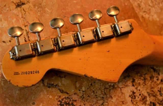 Relic Aged Headstock Fender Stratocaster Guitarwacky.com