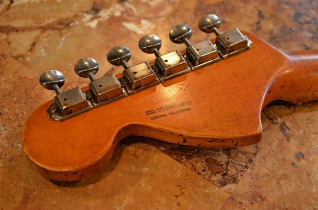 Fender Headstock Relic Stratocaster Guitarwacky.com