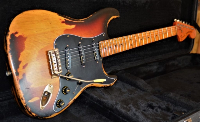 Fender Sunburst Nitro Relic Stratocaster Guitarwacky.com