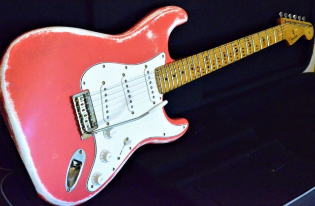 Fiesta Red Fender Stratocaster Relic Guitarwacky.com