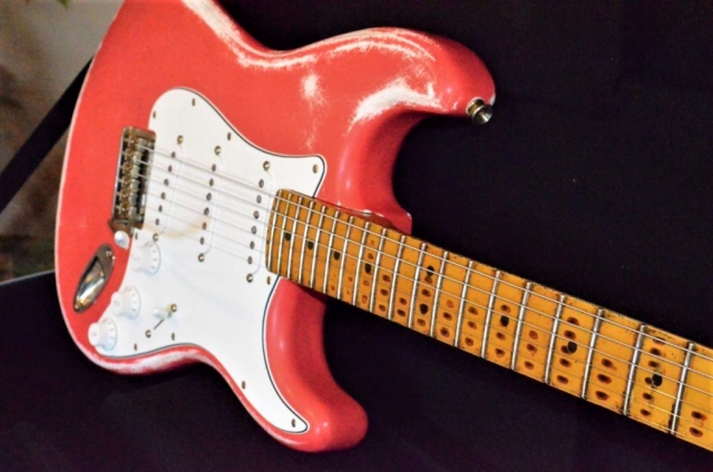 Fiesta Red Fender Stratocaster Relic Guitarwacky.com