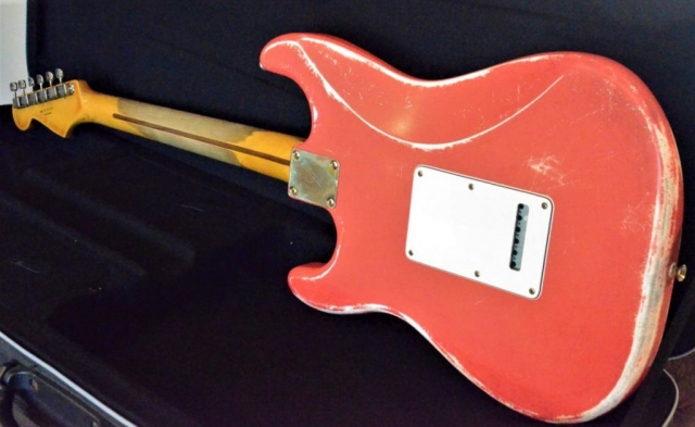 Fiesta Red Fender Stratocaster Relic Guitarwacky.com