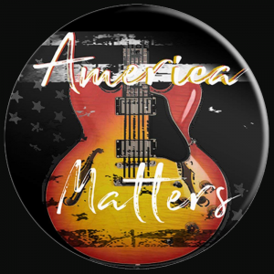 America Matters Patriotic US Flag Guitar - PopSocket