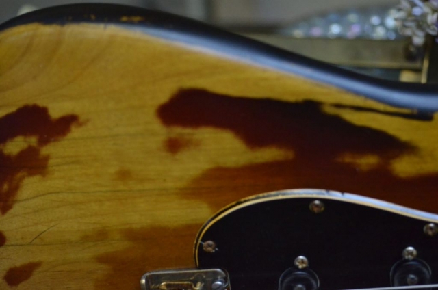 Fender Stratocaster Relic Sunburst PickGuard Guitarwacky.com