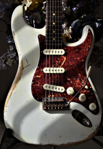 Fender Stratocaster White Relic Tortise Shell Guitarwacky.com