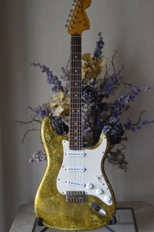 One-Off Fender Stratocaster Gold Leaf Relic