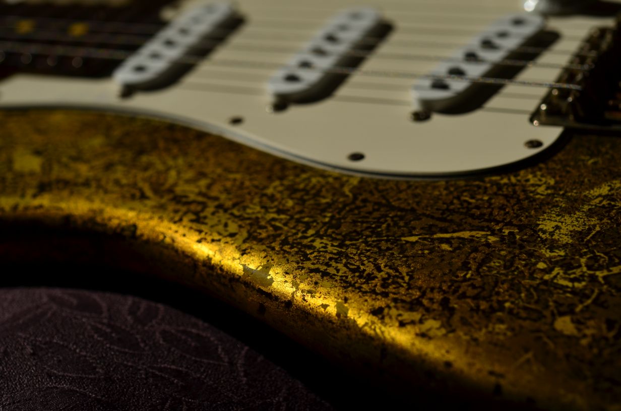 Fender Stratocaster Custom Gold Leaf Aged Relic