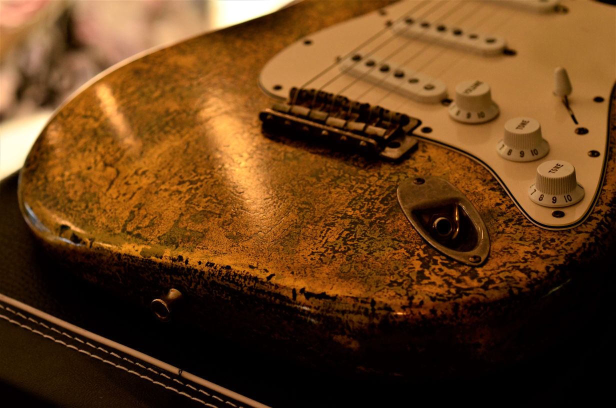 Fender Stratocaster Custom Gold Leaf Guitar