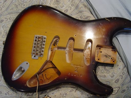 Vince Cunetto Fender Relic Stratocaster Body