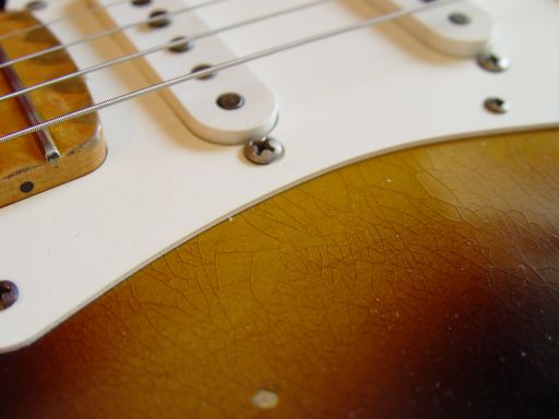 Checking Fender Vince Cunetto Relic Stratocaster