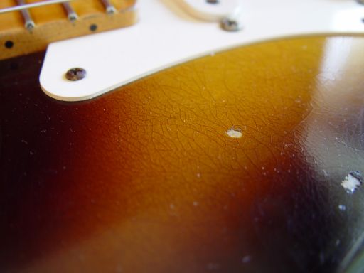 Sunburst Finish Checking Fender Custom Shop Cunetto Relic