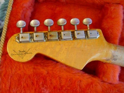 Birdseye Headstock Fender Cunetto Relic Stratocaster