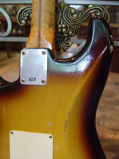 Birdseye Maple Fender Custom Cunetto Relic Stratocaster