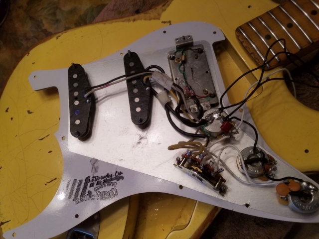 Fender HSS wiring Custom Shop Texas Specials Pickups