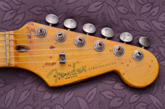 Fender Stratocaster Headstock aged reliced