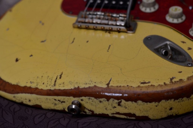 Custom HSS Fender Stratocaster Heavy Relic Vintage White