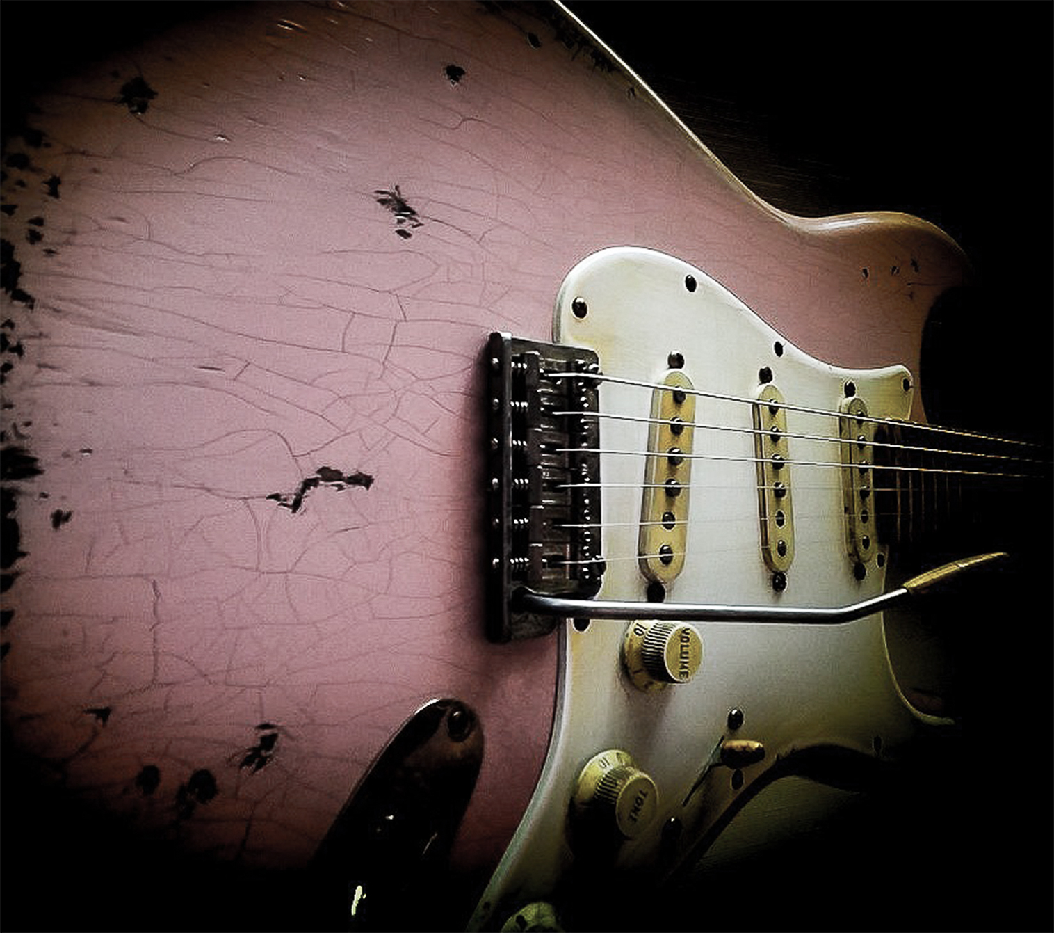 Fender Stratocaster-Relic-Shell-Pink-Aged
