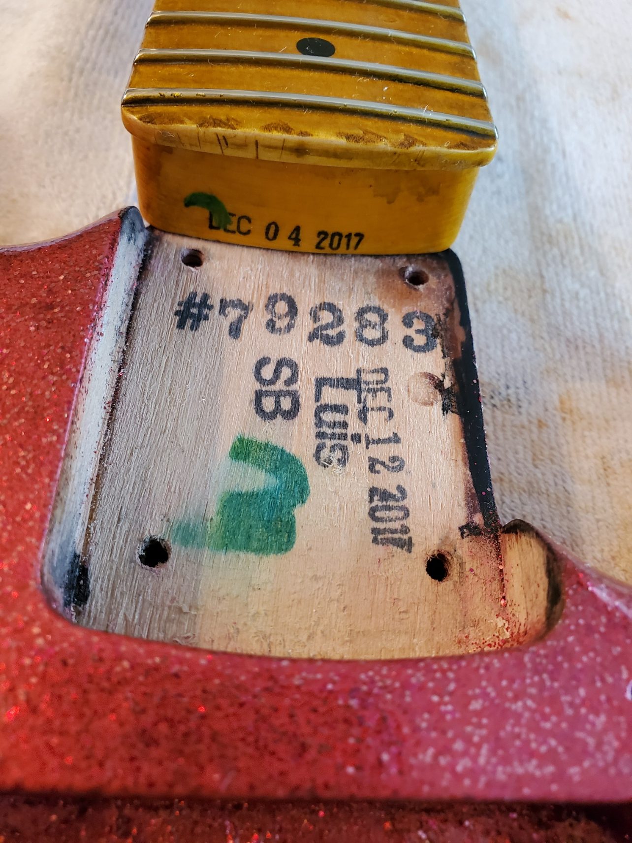 Fender Neck Pocket Serial Number