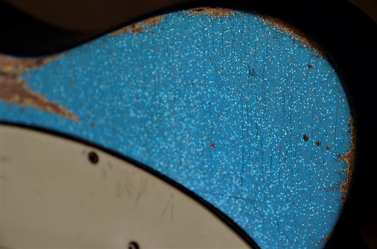 Vintage Fender Telecaster Blue Sparkle