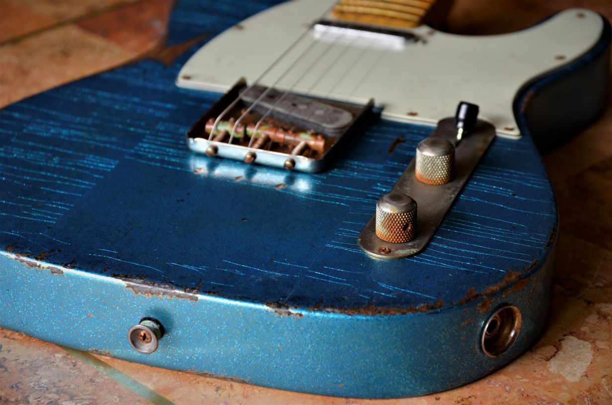 Vintage Blue Sparkle Fender Telecaster