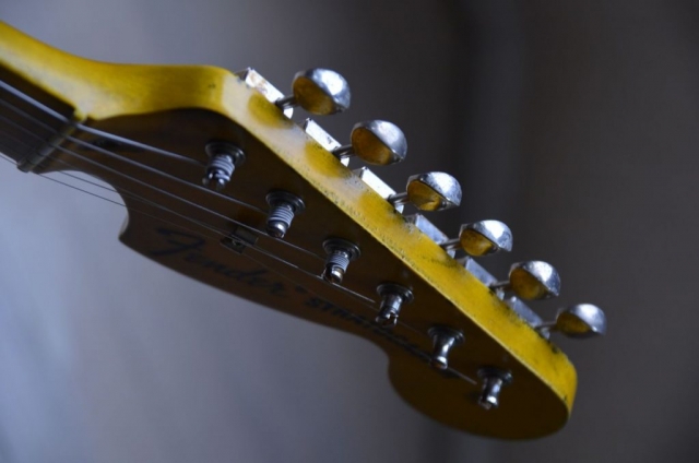 Aged Fender Headstock Maple Neck