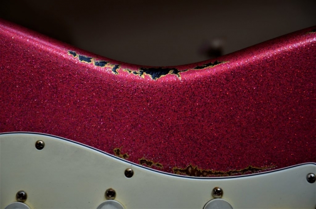 Fender Custom Stratocaster Relic Red Sparkle