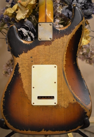 Back Fender Sunburst Stratocaster Heavy Relic