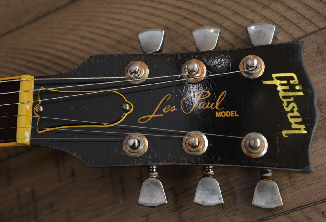 Gibson Les Paul Headstock Finish Checking Guitarwacky