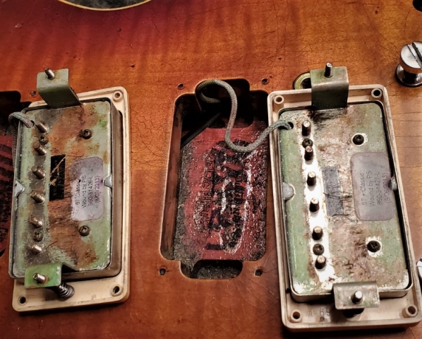 Aged Gibson 57 Classic Humbucker Pickups