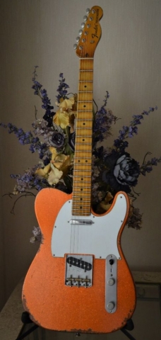 Guitarwacky Fender Telecaster Relic Tangerine