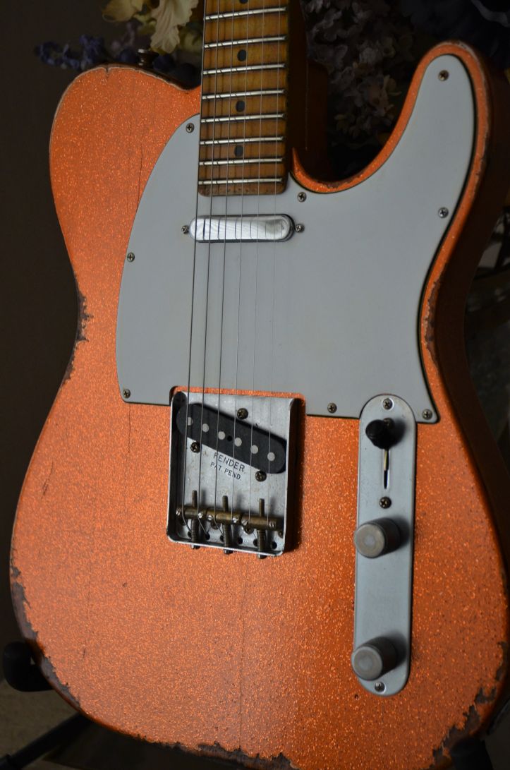 Tangerine Sparkle Fender Telecaster