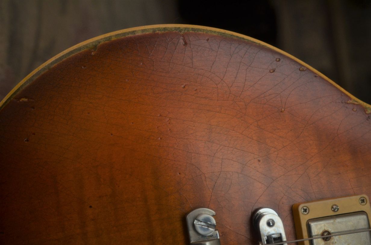 Finish Checking Custom Gibson Les Paul Vintage